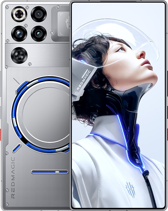 Nubia Red Magic 11S Pro+ Cell Phone Transparent Silver 12GB RAM 256GB ROM